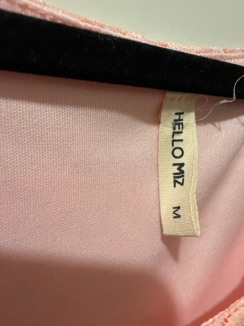 3/10$ Hello MIZ Blush Lace Midi Dress - Picture 3 of 3